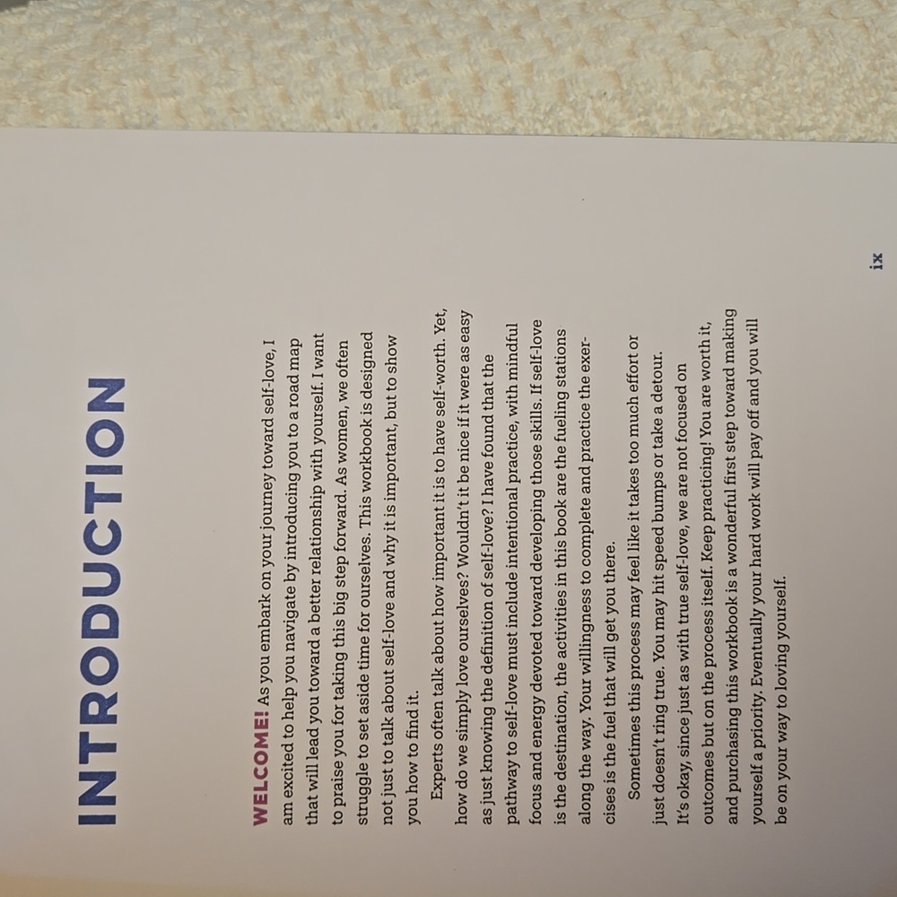 Book Titled "Self-Love Workbook For Wonen" - Picture 4 of 5